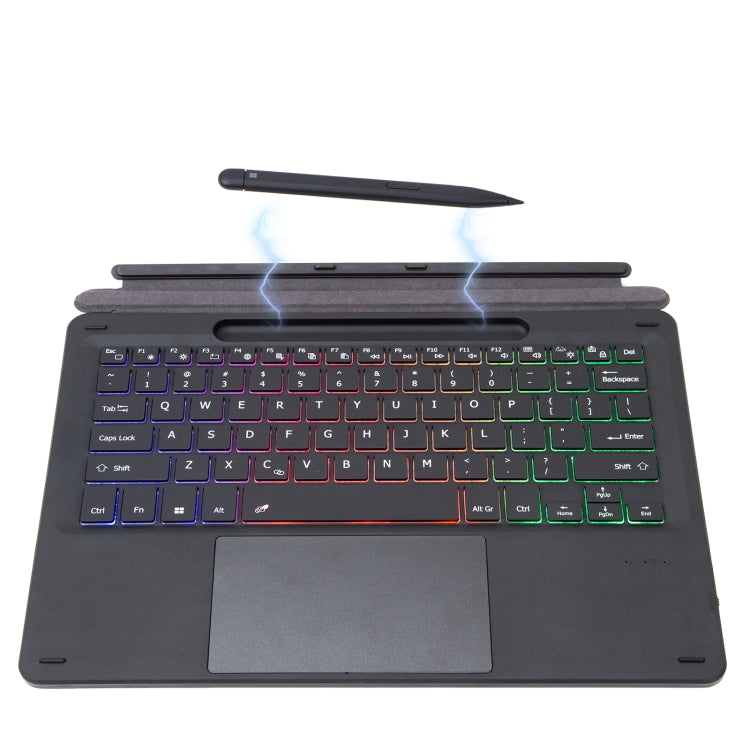 Tastiera Bluetooth touch retroilluminata tricolore per Microsoft Surface Pro