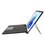 Tastiera Bluetooth touch retroilluminata tricolore per Microsoft Surface Pro