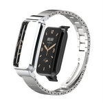 Cinturino metallo con giunto bambù per Xiaomi Mi Band 7 Pro