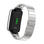 Cinturino metallo con giunto bambù per Xiaomi Mi Band 7 Pro