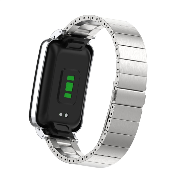 Cinturino metallo con giunto bambù per Xiaomi Mi Band 7 Pro