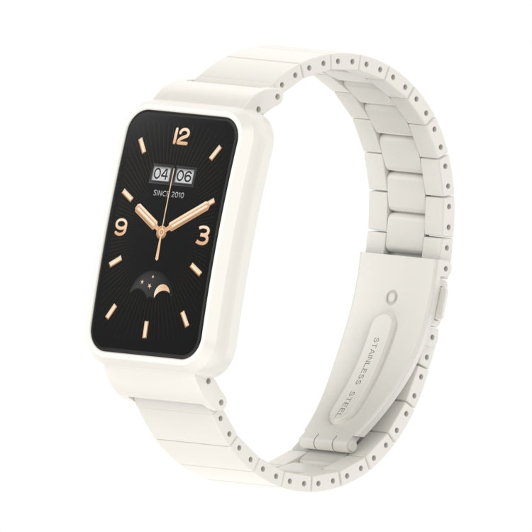 Cinturino metallo con giunto bambù per Xiaomi Mi Band 7 Pro