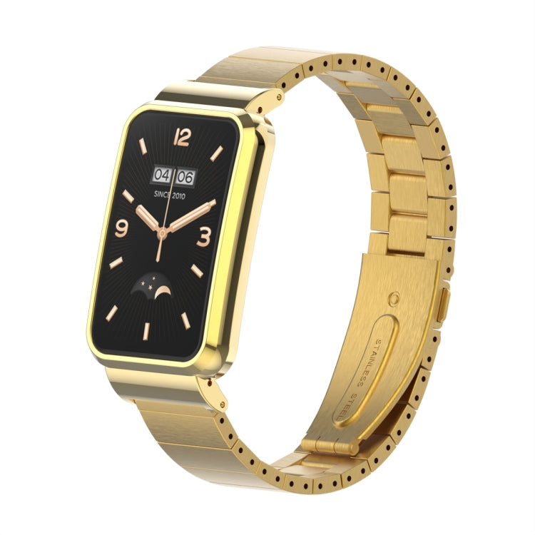Cinturino metallo con giunto bambù per Xiaomi Mi Band 7 Pro