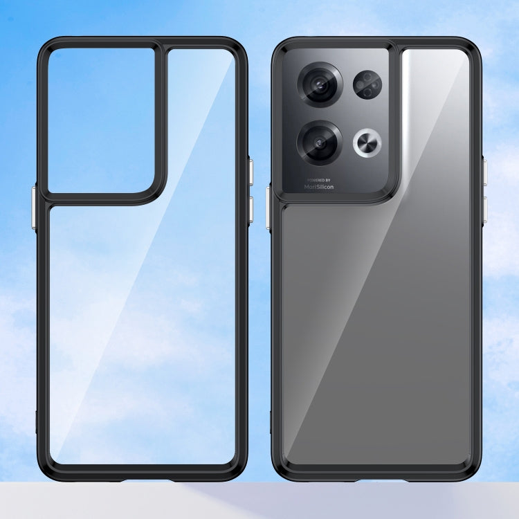 Custodia acrilico TPU per OPPO Reno8 Pro+ 5G e Pro India serie colorata