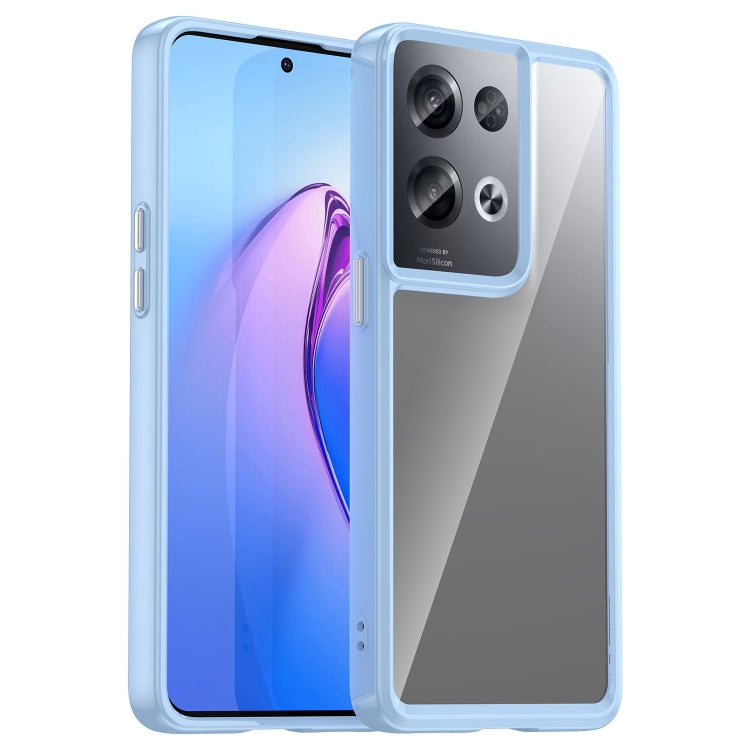 Custodia acrilico TPU per OPPO Reno8 Pro+ 5G e Pro India serie colorata