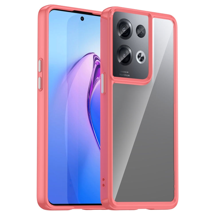 Custodia acrilico TPU per OPPO Reno8 Pro+ 5G e Pro India serie colorata
