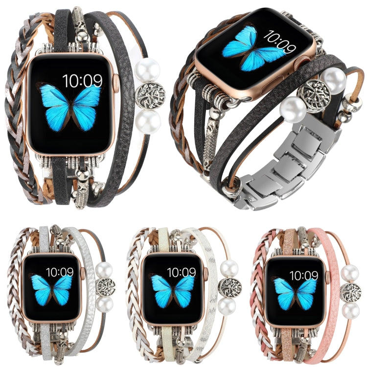 Cinturino per gioielli per Apple Watch Series, 7 45mm / 6&SE&5&4 44mm / 3&2&1 42mm, 7 41mm / 6&SE&5&4 40mm / 3&2&1 38mm