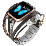 Cinturino per gioielli per Apple Watch Series, 7 45mm / 6&SE&5&4 44mm / 3&2&1 42mm, 7 41mm / 6&SE&5&4 40mm / 3&2&1 38mm