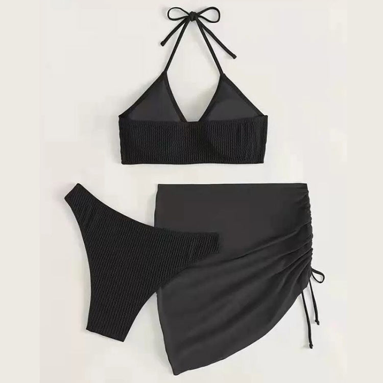 Set 3 in 1 Costume da bagno donna bikini e gonna corta