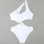 Costume intero bikini tinta unita S, M, L, XL