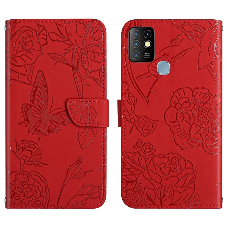 Custodia in pelle con supporto e slot carte per Infinix Hot 10, 10i/Smart 5 Pro