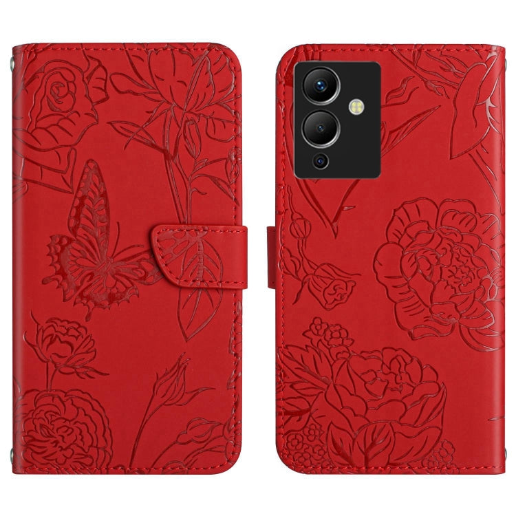 Custodia in pelle con supporto e slot carte per Infinix Note 12 G96, Hot 11s NFC