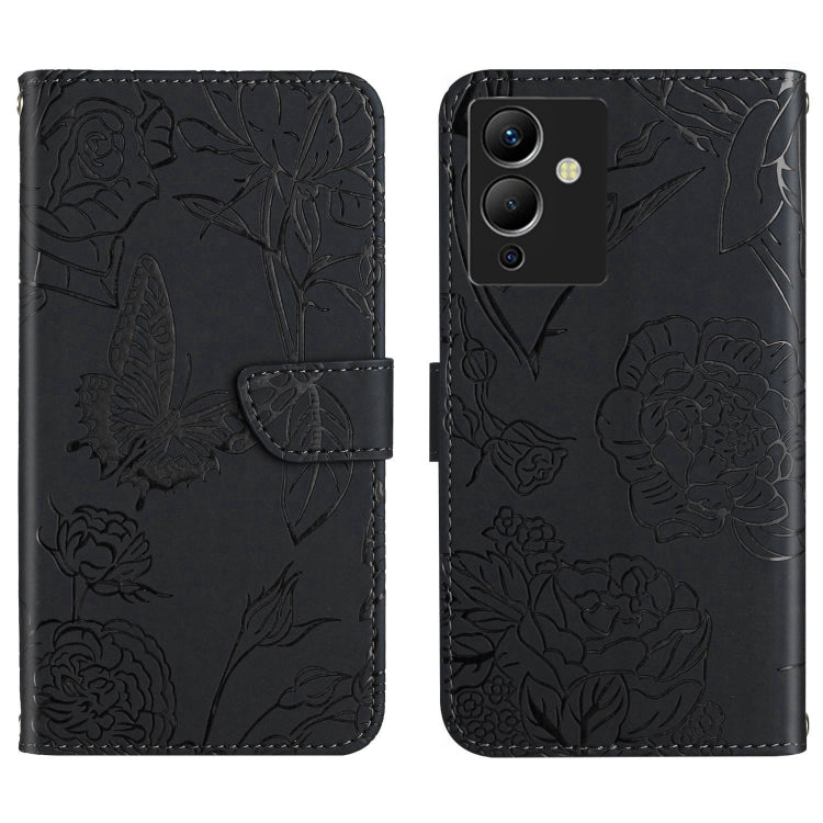 Custodia in pelle con supporto e slot carte per Infinix Note 12 G96, Hot 11s NFC