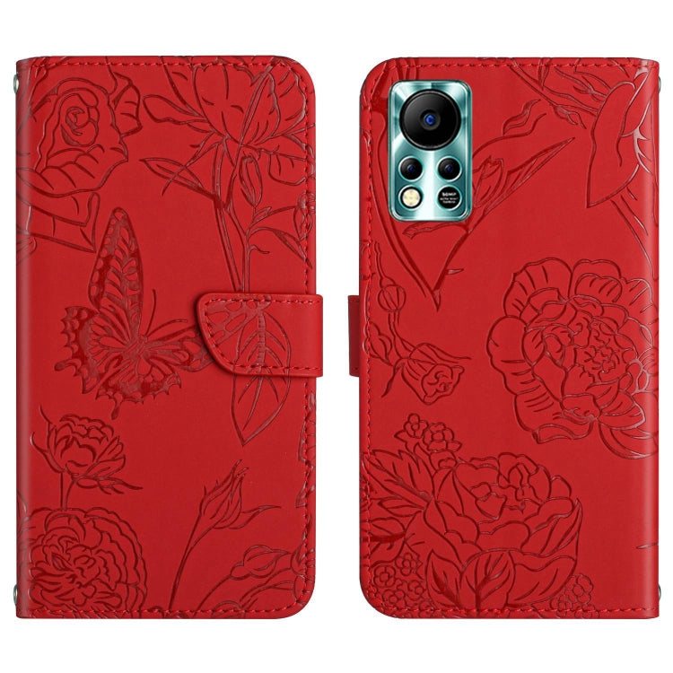 Custodia in pelle con supporto e slot carte per Infinix Note 12 G96, Hot 11s NFC