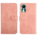 Custodia in pelle con supporto e slot carte per Infinix Note 12 G96, Hot 11s NFC