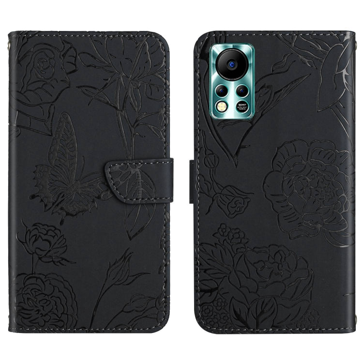 Custodia in pelle con supporto e slot carte per Infinix Note 12 G96, Hot 11s NFC