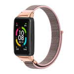 Cinturino in nylon traspirante per Huawei Band 6