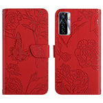 Custodia in pelle con supporto e slot per carte per Tecno Camon 17 Pro, 17P, 18i