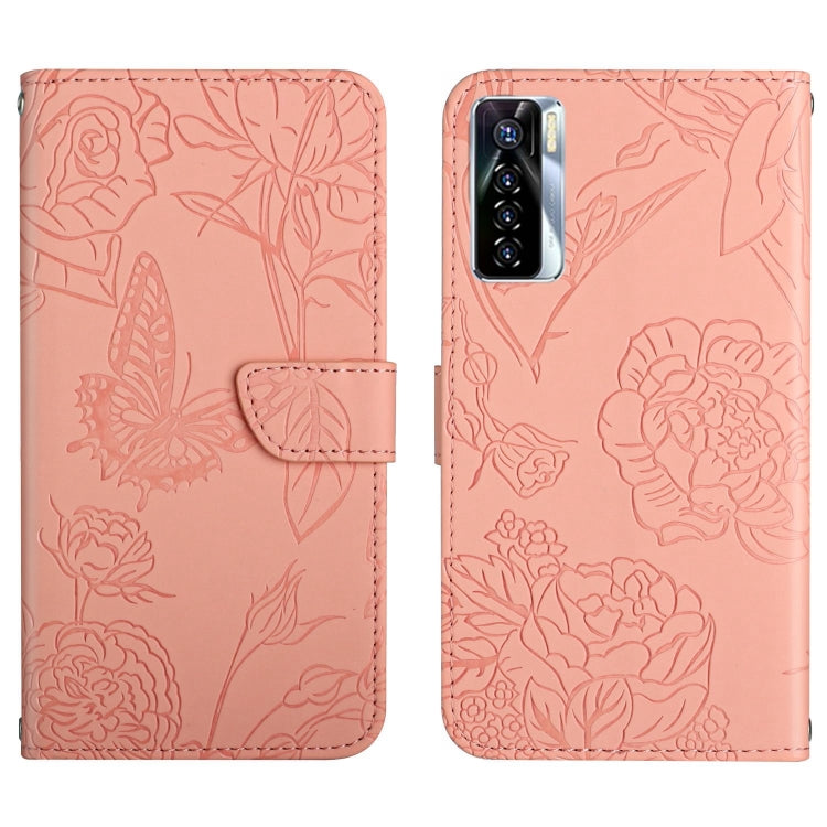 Custodia in pelle con supporto e slot per carte per Tecno Camon 17 Pro, 17P, 18i