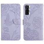 Custodia in pelle con supporto e slot per carte per Tecno Camon 17 Pro, 17P, 18i