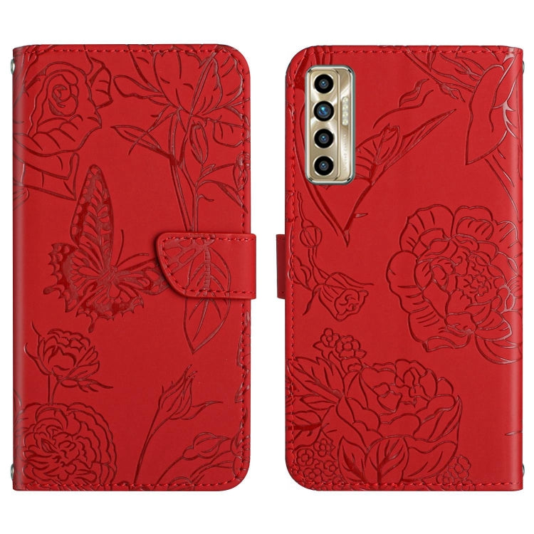 Custodia in pelle con supporto e slot per carte per Tecno Camon 17 Pro, 17P, 18i