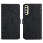 Custodia in pelle con supporto e slot per carte per Tecno Camon 17 Pro, 17P, 18i