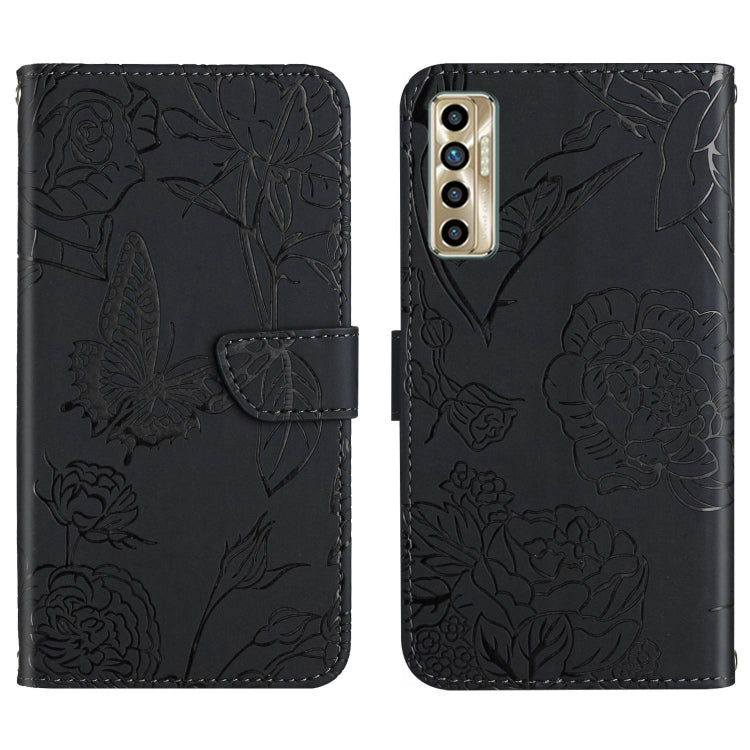 Custodia in pelle con supporto e slot per carte per Tecno Camon 17 Pro, 17P, 18i