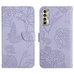 Custodia in pelle con supporto e slot per carte per Tecno Camon 17 Pro, 17P, 18i