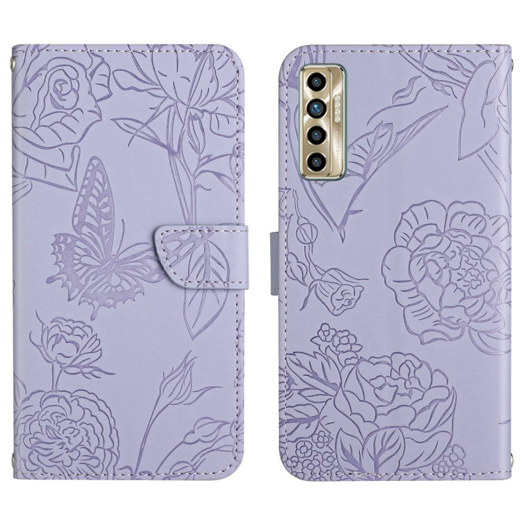 Custodia in pelle con supporto e slot per carte per Tecno Camon 17 Pro, 17P, 18i