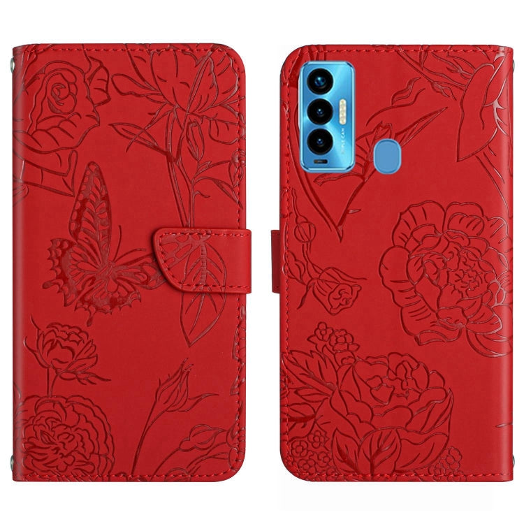 Custodia in pelle con supporto e slot per carte per Tecno Camon 17 Pro, 17P, 18i