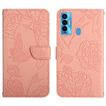 Custodia in pelle con supporto e slot per carte per Tecno Camon 17 Pro, 17P, 18i