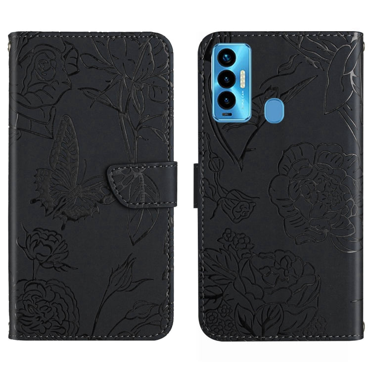 Custodia in pelle con supporto e slot per carte per Tecno Camon 17 Pro, 17P, 18i