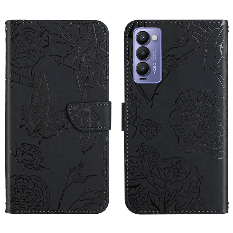 Custodia in pelle con supporto e slot per carte per Tecno Camon 17 Pro, 17P, 18i