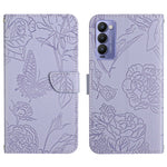 Custodia in pelle con supporto e slot per carte per Tecno Camon 17 Pro, 17P, 18i
