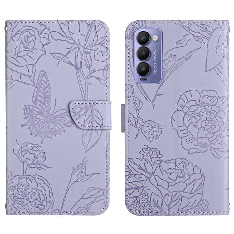 Custodia in pelle con supporto e slot per carte per Tecno Camon 17 Pro, 17P, 18i