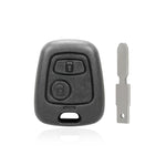 Telecomando auto 2 pulsanti 433 MHz per Peugeot 206