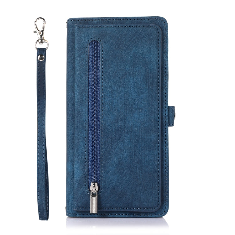 Custodia portafoglio in pelle con slot carte per iPhone 14 Plus