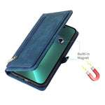 Custodia portafoglio in pelle con slot carte per iPhone 14 Plus