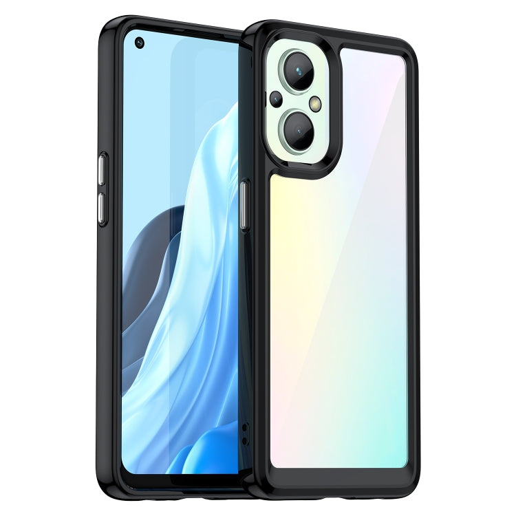 Custodia acrilico TPU per OPPO F21 Pro 5G serie colorata