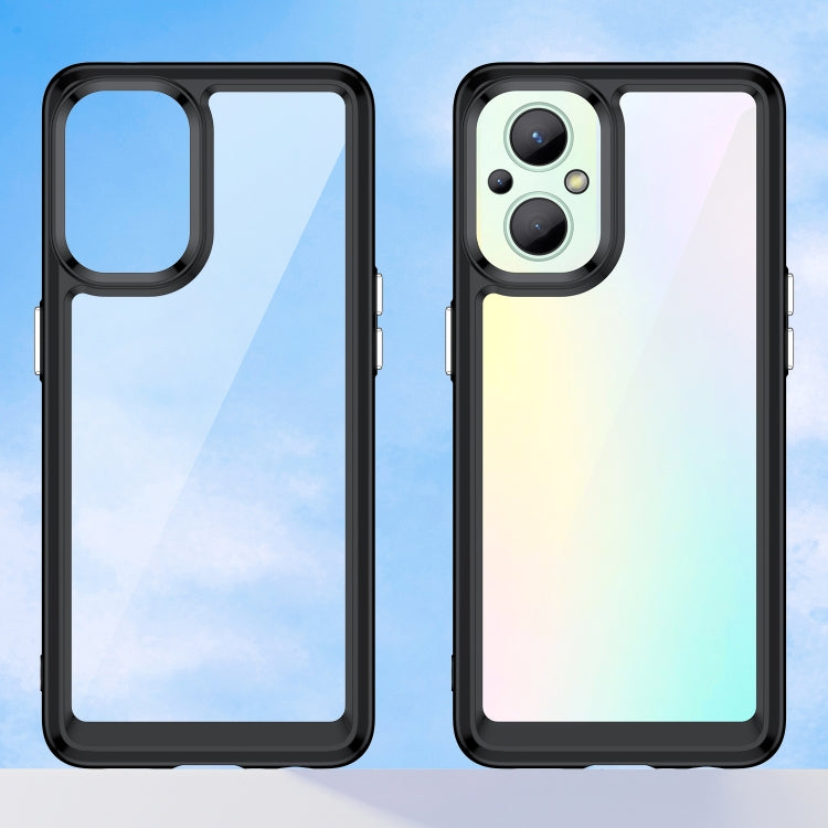 Custodia acrilico TPU per OPPO F21 Pro 5G serie colorata