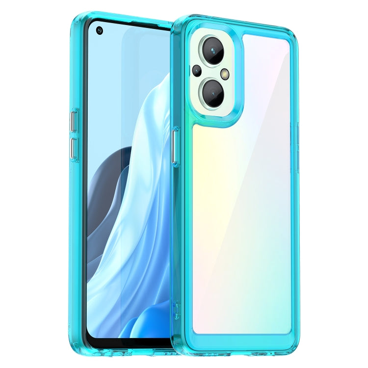 Custodia acrilico TPU per OPPO F21 Pro 5G serie colorata