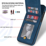 Custodia portafoglio RFID per iPhone 12 mini e 13