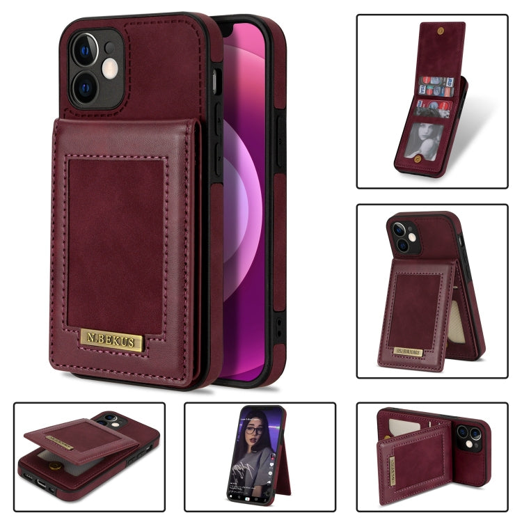 Custodia portafoglio RFID per iPhone 12 mini e 13