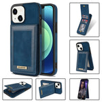 Custodia portafoglio in pelle con slot carte per iPhone 13 mini