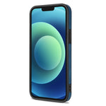 Custodia portafoglio in pelle con slot carte per iPhone 13 mini
