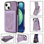Custodia portafoglio in pelle con slot carte per iPhone 13 mini