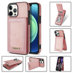 Custodia portafoglio in pelle con slot carte per iPhone 13 mini