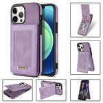 Custodia portafoglio in pelle con slot carte per iPhone 13 mini