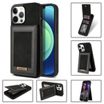 Custodia portafoglio in pelle con slot carte per iPhone 13 mini