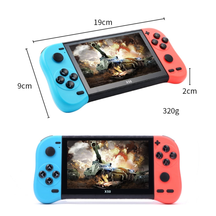 X50 Max Console di gioco portatile 5,1" con oltre 6800 giochi